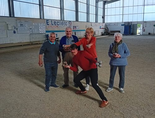 Partie de pétanque à la Flèche